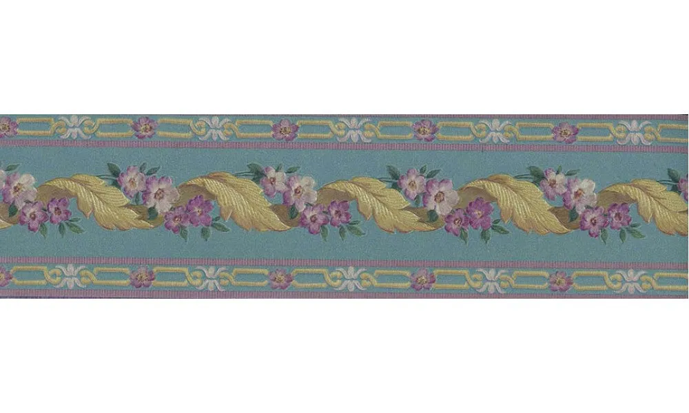 Yellow Leaft Floral 26999 Wallpaper Border