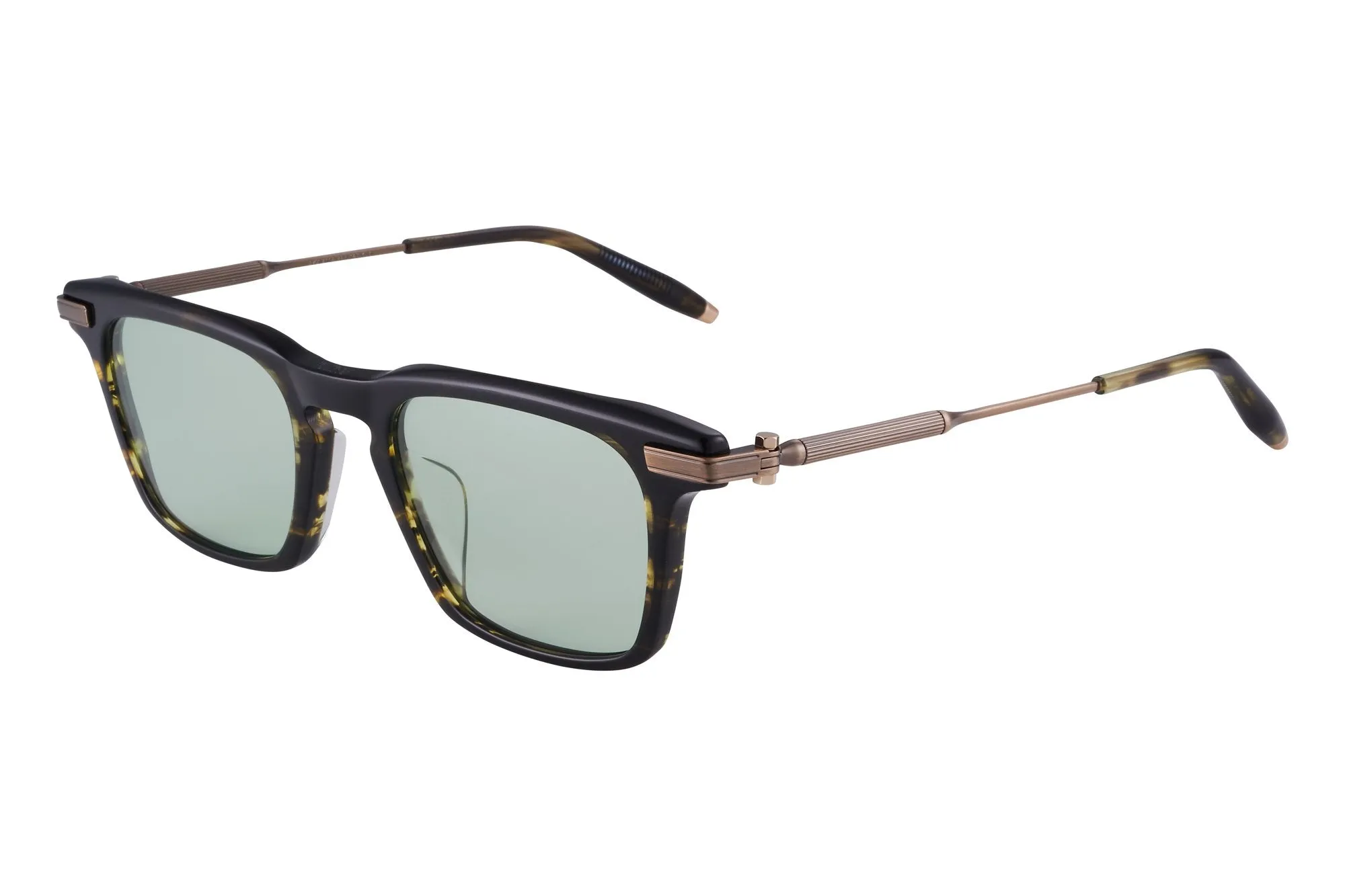 ZENITH-Dark Tortoise / Antiqued White Gold